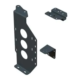 TJM DC-DC CHARGER BRACKET STEEL BLACK