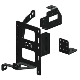 TJM DC-DC CHARGER BRACKET STEEL BLACK