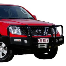 TJM OUTBACK BULL BAR BLACK STEEL