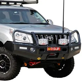 TJM OUTBACK BULL BAR BLACK STEEL