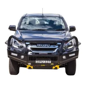 TJM OUTBACK BULL BAR BLACK STEEL