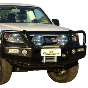 TJM OUTBACK BULL BAR BLACK STEEL