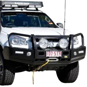 TJM OUTBACK BULL BAR BLACK STEEL