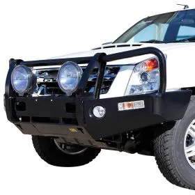 TJM OUTBACK BULL BAR BLACK STEEL