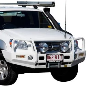 TJM OUTBACK BULL BAR BLACK STEEL