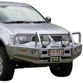 TJM OUTBACK BULL BAR BLACK STEEL