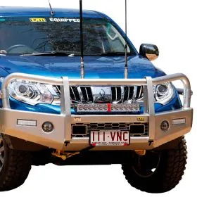 TJM OUTBACK BULL BAR BLACK STEEL