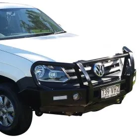 TJM OUTBACK BULL BAR BLACK STEEL