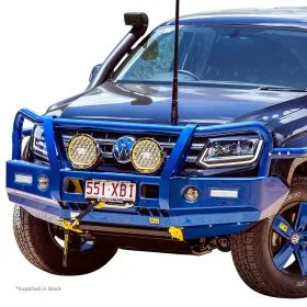 TJM OUTBACK BULL BAR BLACK STEEL