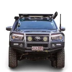 TJM OUTBACK BULL BAR BLACK STEEL