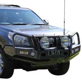 TJM OUTBACK BULL BAR BLACK STEEL
