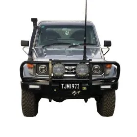 TJM BULL BAR T13 BLACK STEEL