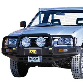 TJM BULL BAR T15 BLACK STEEL