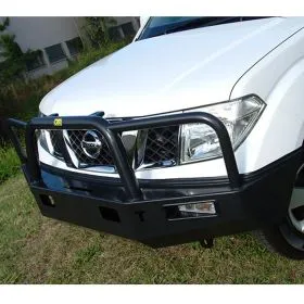 TJM TRADESMAN BULL BAR BLACK STEEL