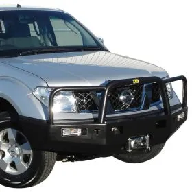 TJM TRADESMAN BULL BAR BLACK STEEL