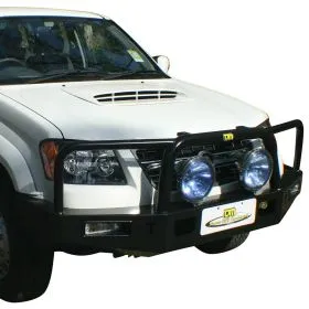 TJM TRADESMAN BULL BAR BLACK STEEL
