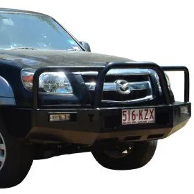 TJM TRADESMAN BULL BAR BLACK STEEL