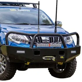 TJM TRADESMAN BULL BAR BLACK STEEL