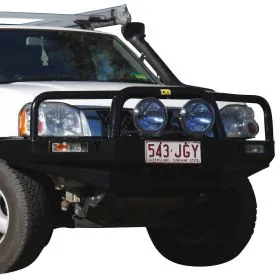 TJM BULL BAR T15 BLACK STEEL