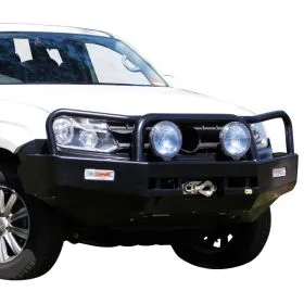 TJM TRADESMAN BULL BAR BLACK STEEL