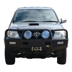 TJM TRADESMAN BULL BAR BLACK STEEL