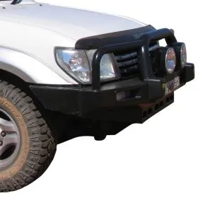 TJM BULL BAR T15 BLACK STEEL