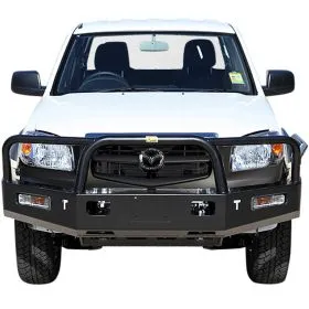 TJM TRADESMAN BULL BAR BLACK STEEL