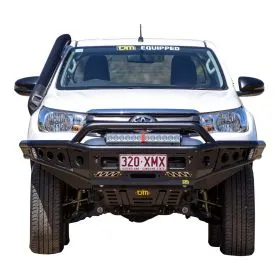 TJM CHASER BULL BAR BLACK STEEL