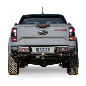 TJM REAR PROTECTION STEP TOWBAR BLACK STEEL