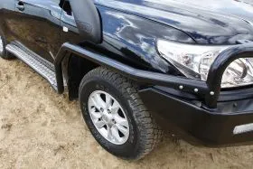 TJM SIDE BAR MODULAR STEEL BLACK 63MM