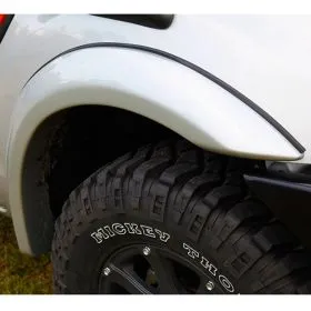 FLARE FRONT DELUXE FIBREGLASS BLACK (PAIR)