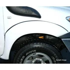 FLARE FRONT DELUXE FIBREGLASS BLACK PAIR