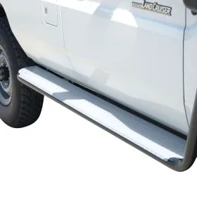 TJM SIDE STEPS MODULAR STEEL BLACK 63MM