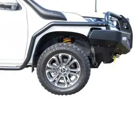 TJM SIDE BAR MODULAR STEEL BLACK 63MM