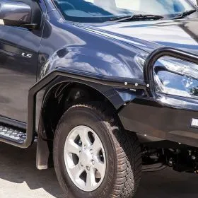 TJM SIDE BAR MODULAR STEEL BLACK 63MM