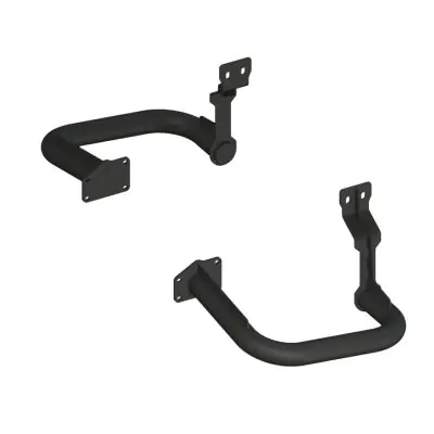 TJM REAR PROTECTION TUBES BLACK STEEL