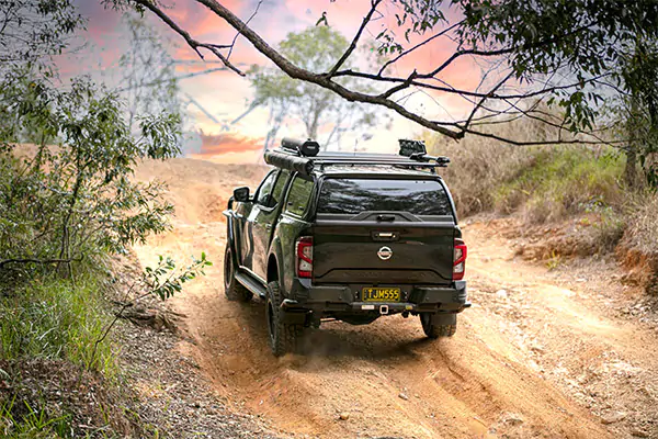 nissan navara, rear protection, towbar, rearbar